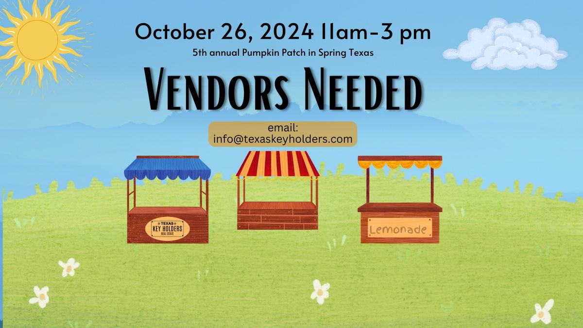 Vendors Needed