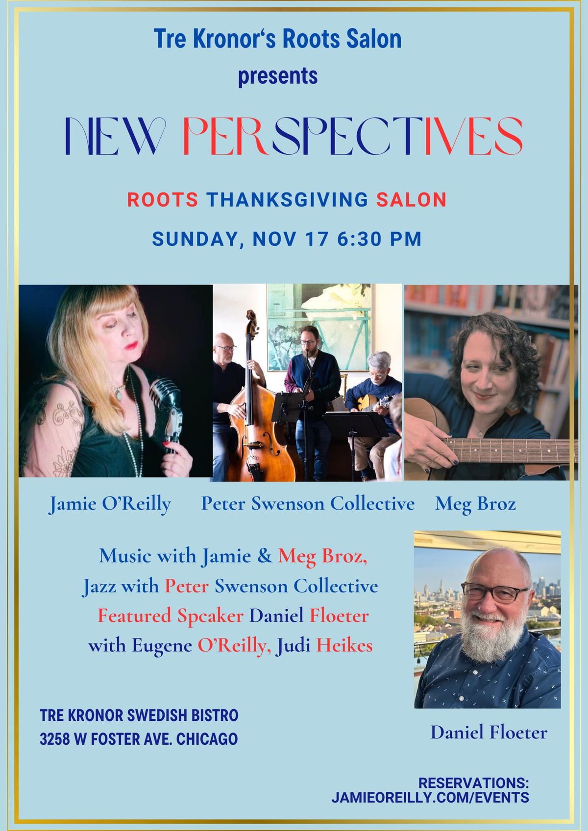 Roots Thanksgiving Salon: New Perspectives, with Swenson Collective