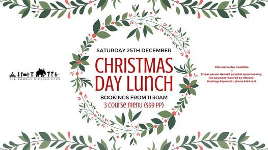 Christmas Day Lunch at The Bombay Bicycle Club