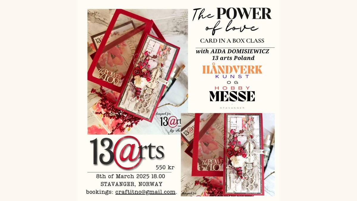 The power of love\u201d Card in a box class