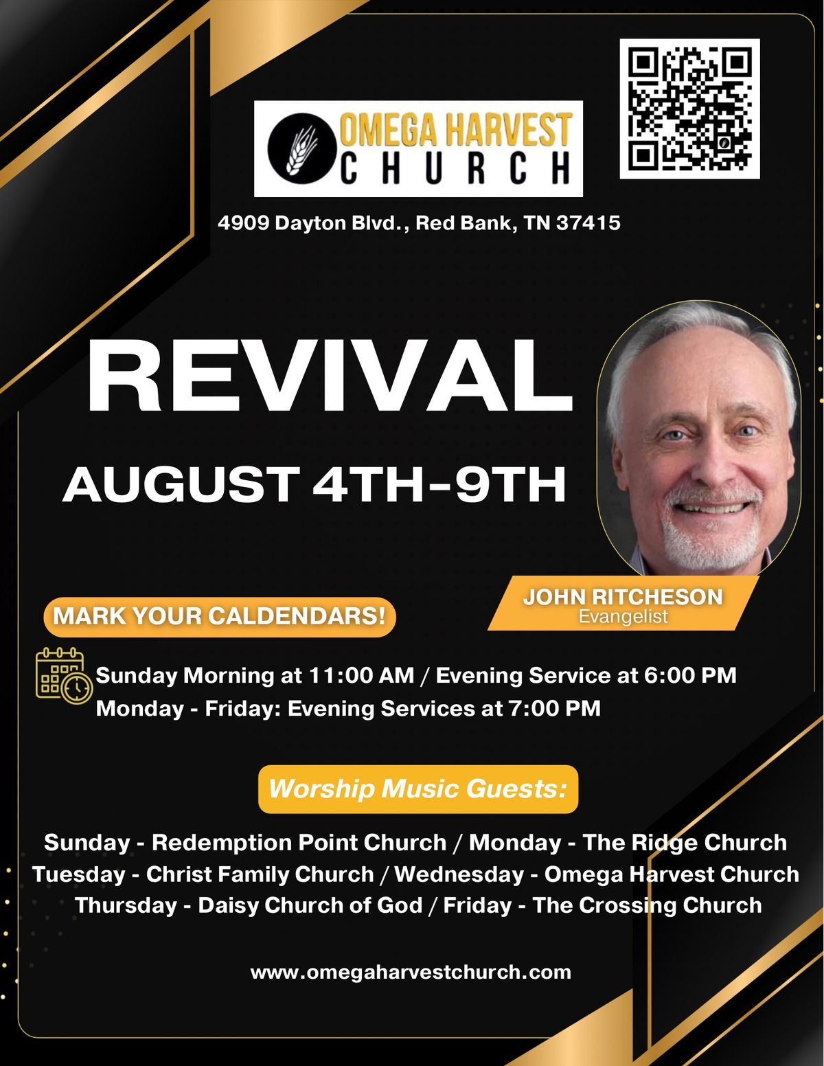 Revival \ud83d\udd25 with Bishop John Ritcheson! 