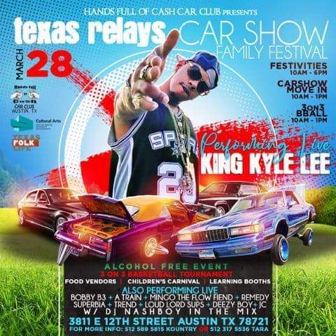 Texas Relays Car Show Family Festival Tba Austin 26 March 2022 Texas Car Events March 2022