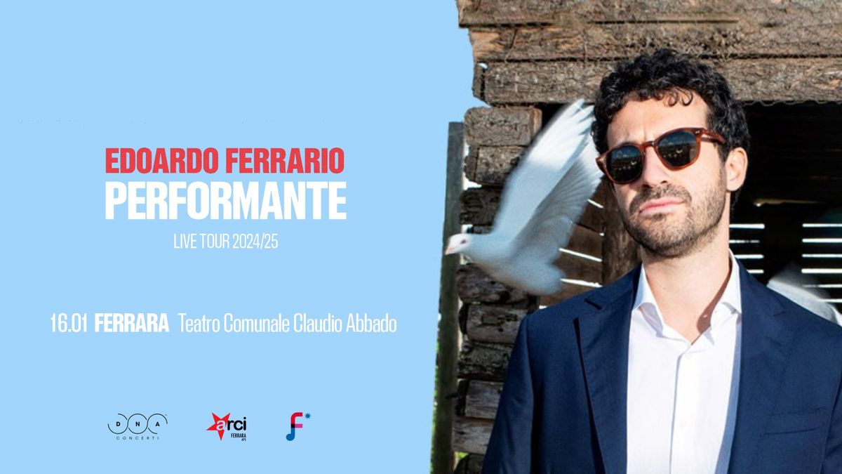 16.01 | Edoardo Ferrario presenta Performante - Teatro Comunale