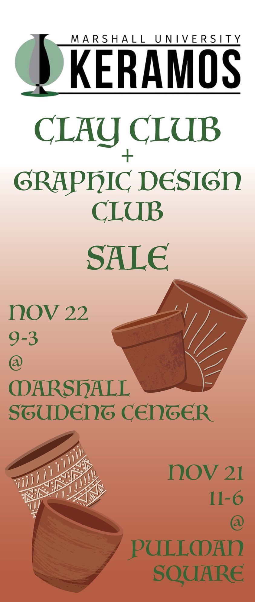 MU Clay Club Holiday Sale