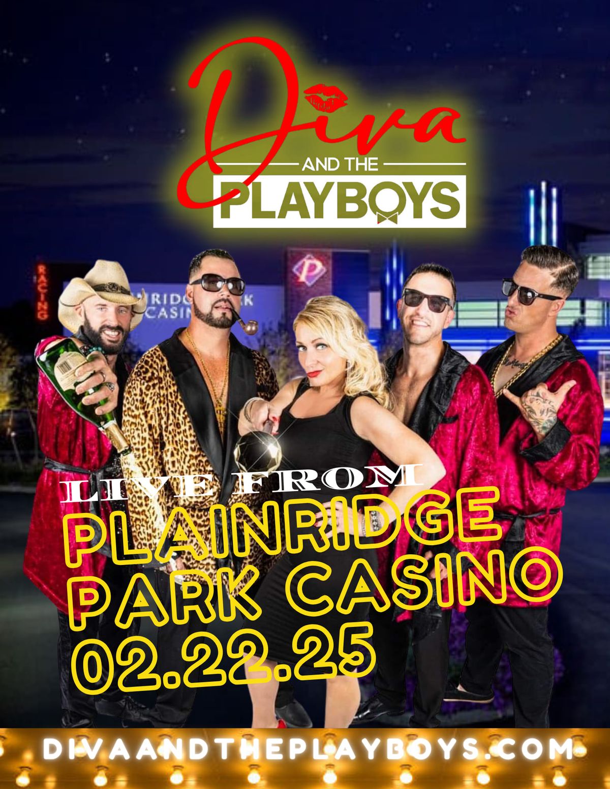 Diva and the Playboys @ Plainridge Park Casino 2.22.25!