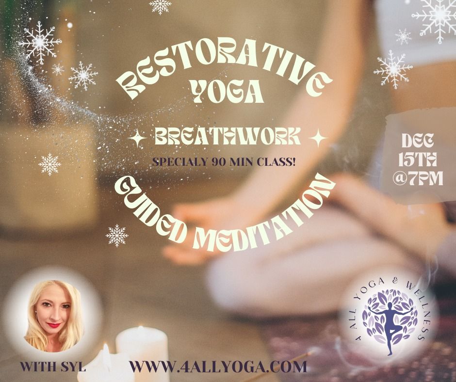 Restorative Yoga, Breathwork and Yoga Nidra with Syl