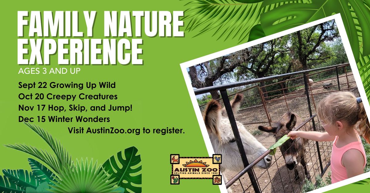 Family Nature Experience at Austin Zoo