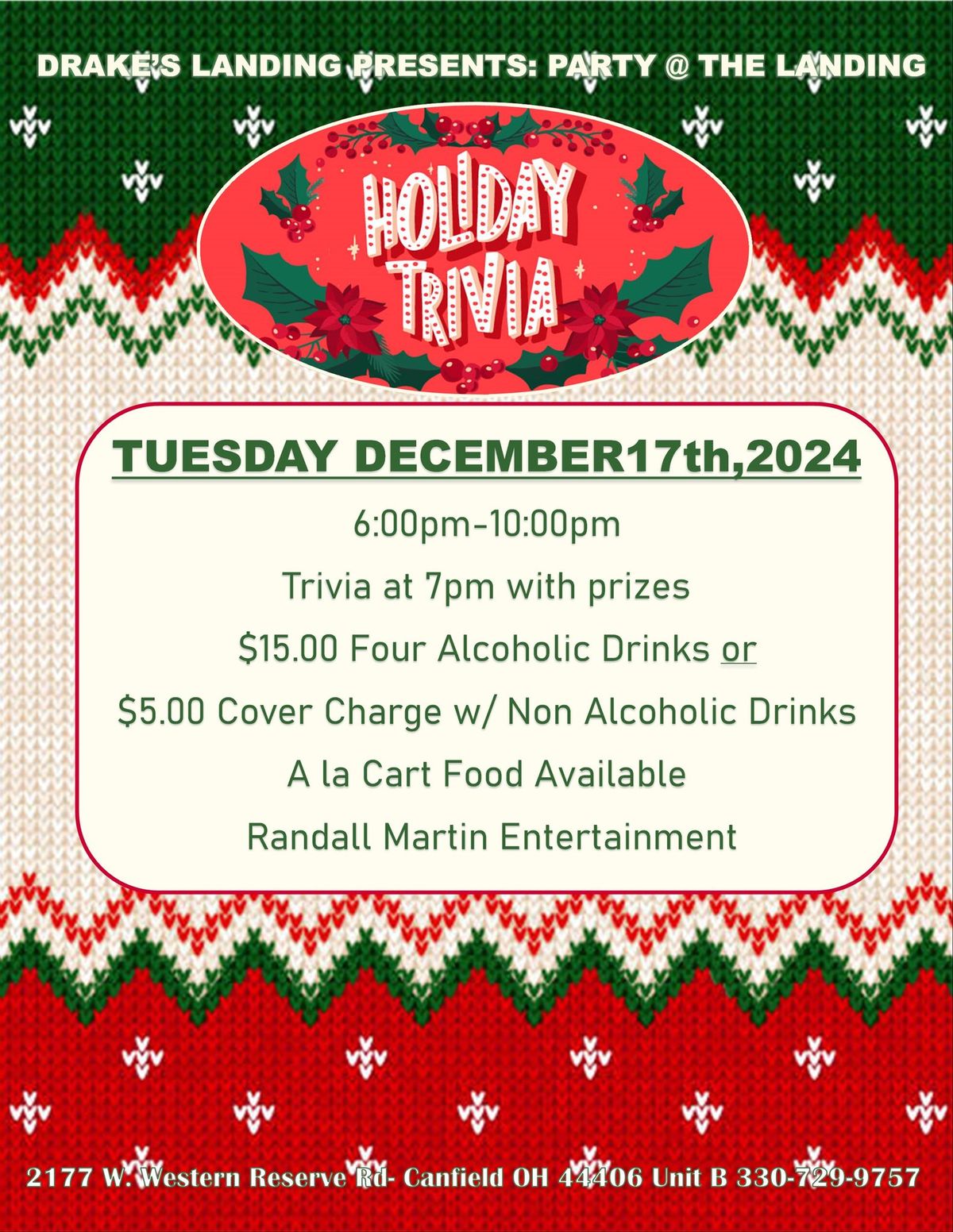 Holiday Trivia Night