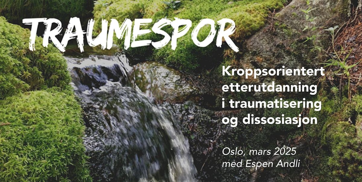 Traumespor 1 Norge Oslo - Etterutdanning 5x3 dg - Samling 1 d. 6.-8. mars 2025