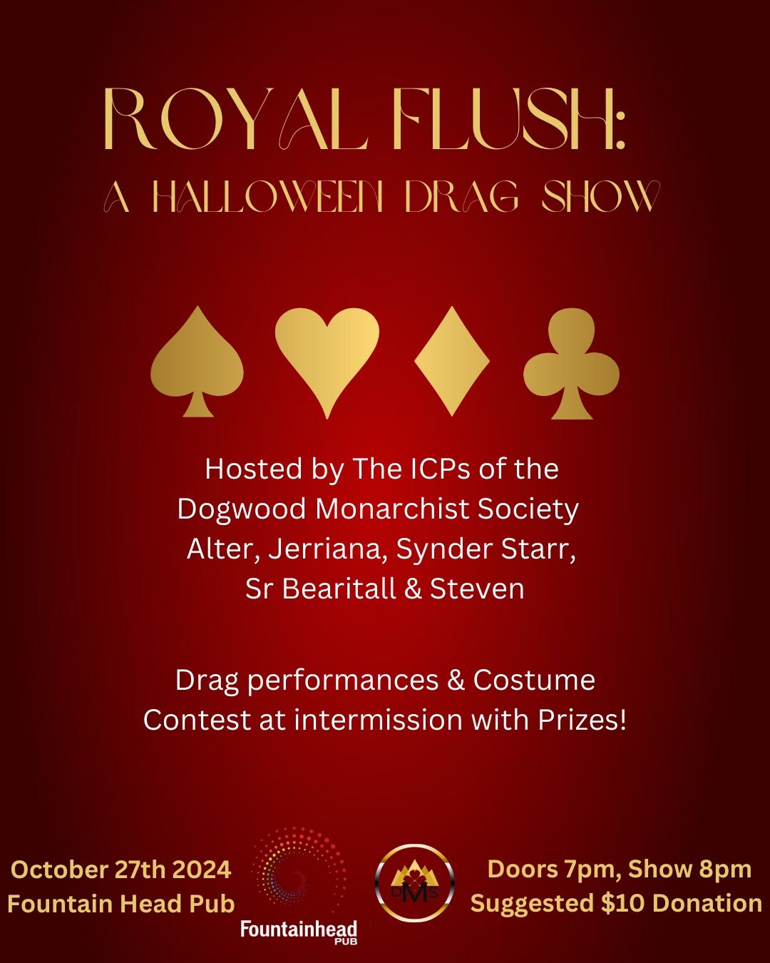 Royal Flush: a Halloween Drag Show