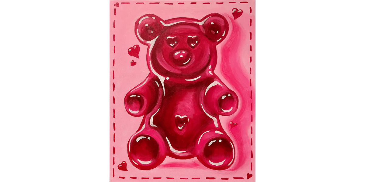 Bear-y in Love - Paint and Sip in Tyler | Classpop!\u2122