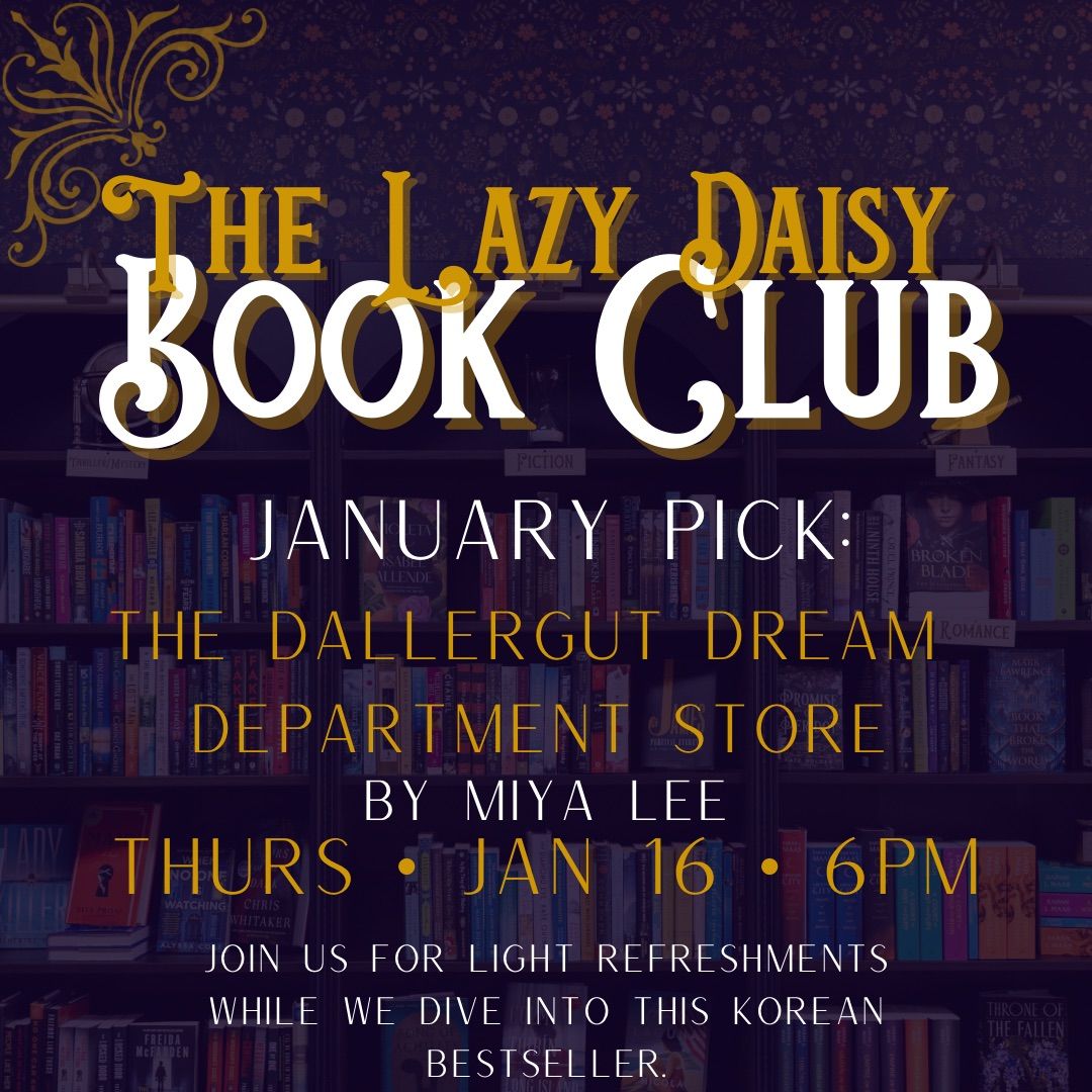 The Lazy Daisy Book Club: January