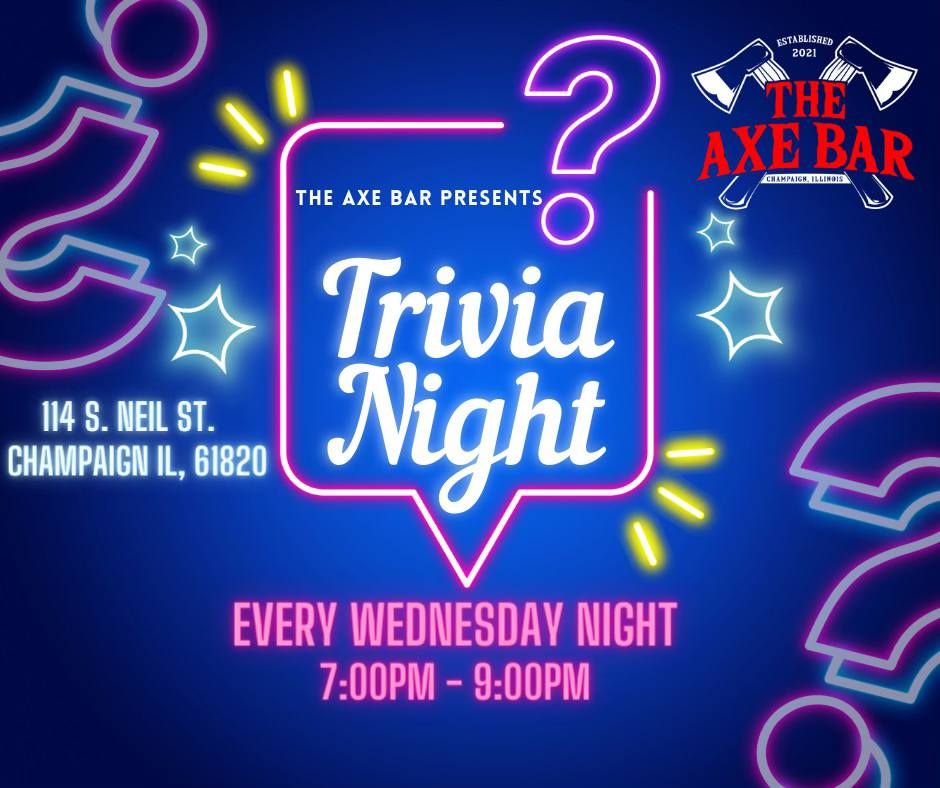 Trivia @ The Axe Bar 