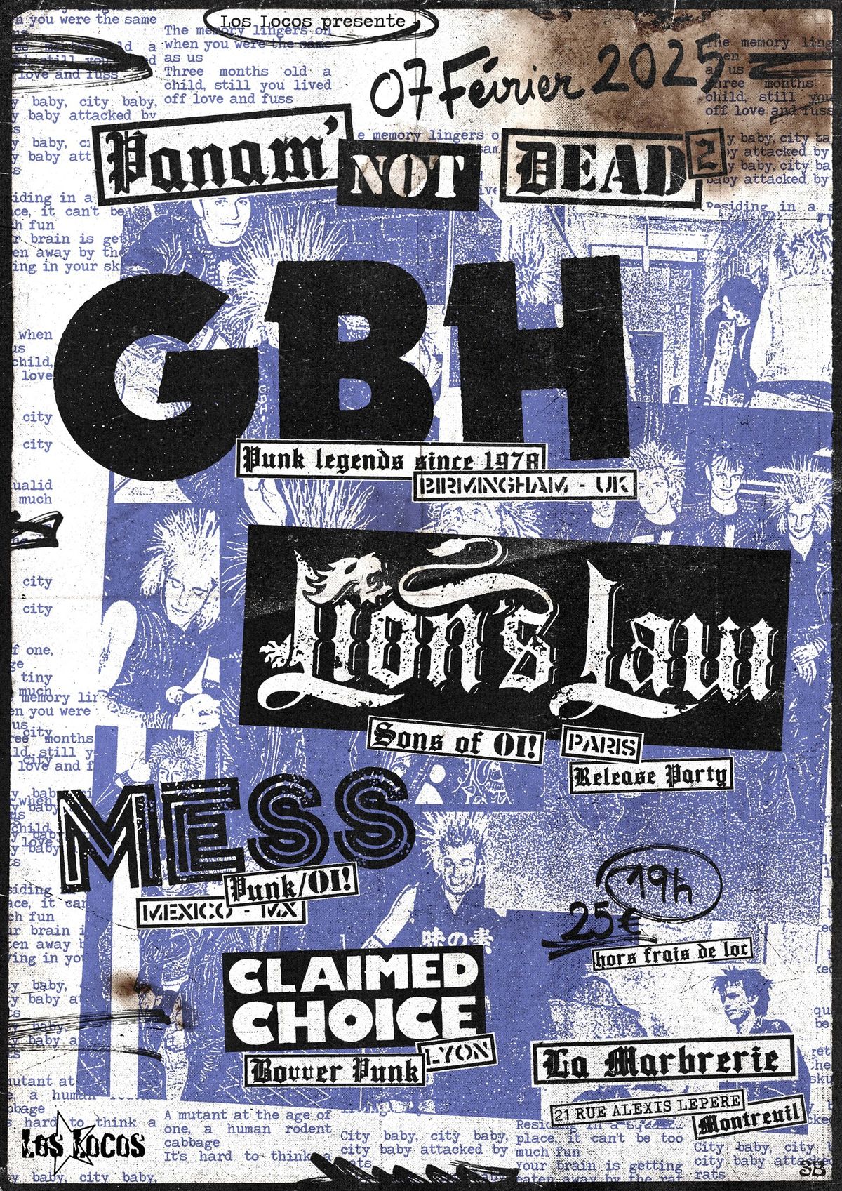 Panam' not dead #2 : GBH + Lion\u2019s Law + MESS + Claimed Choice +