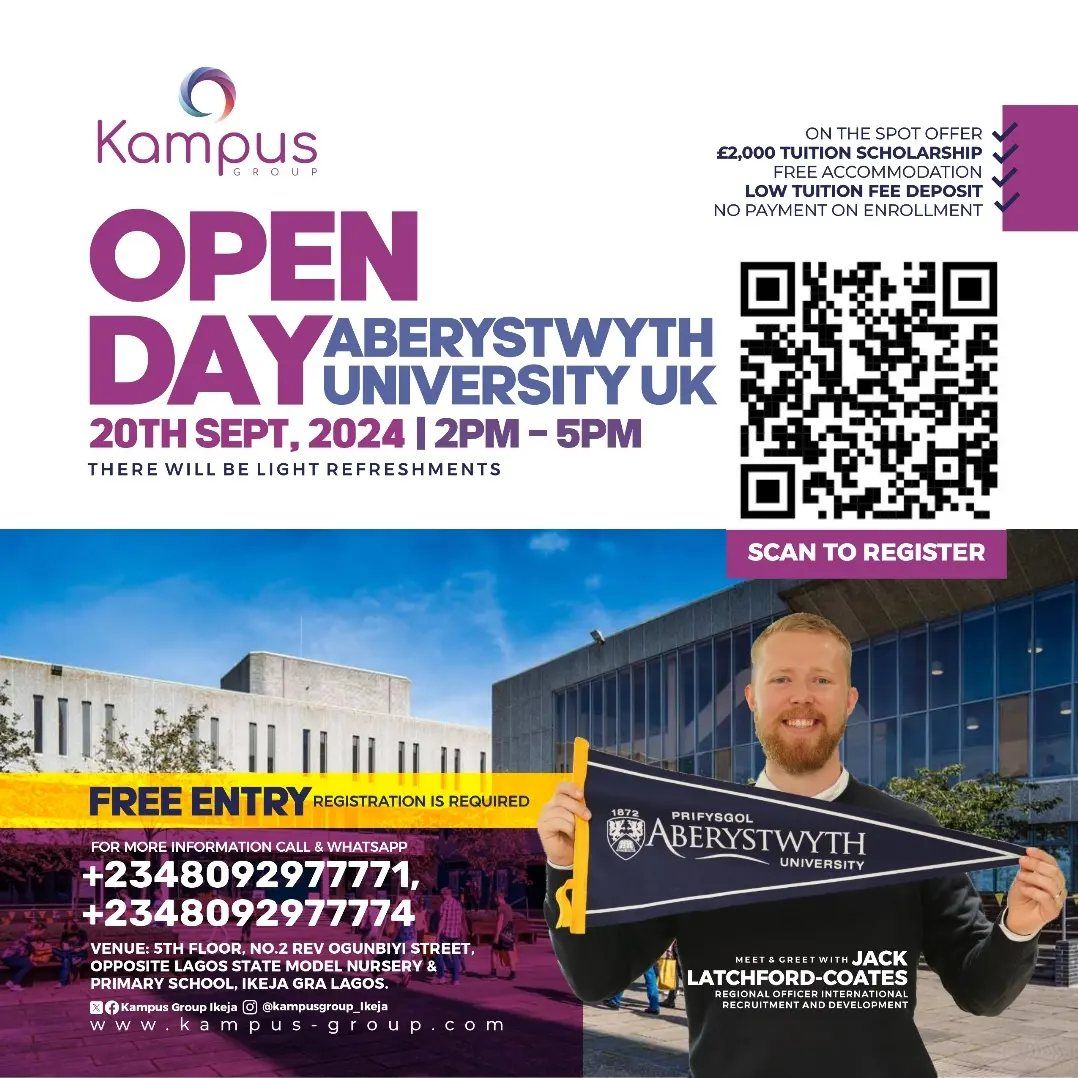 OPEN DAY with Aberyswyth University