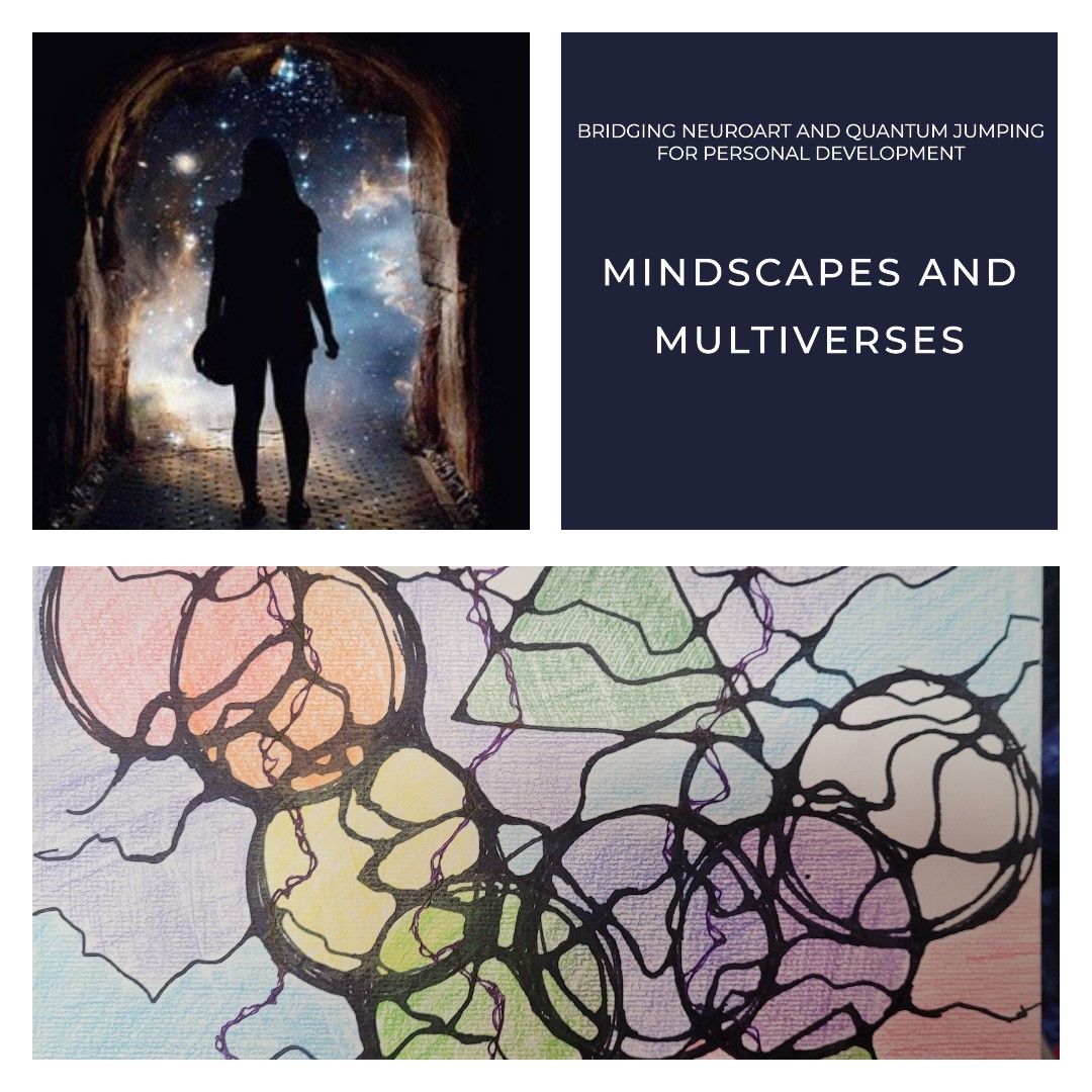 Mindscapes & Multiverses: Bridging NeuroArt and Quantum Jumping for Personal Development