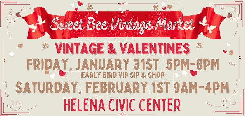 Early Bird VIP Sip & Shop - Cabin Fever Market - Vintage & Valentines