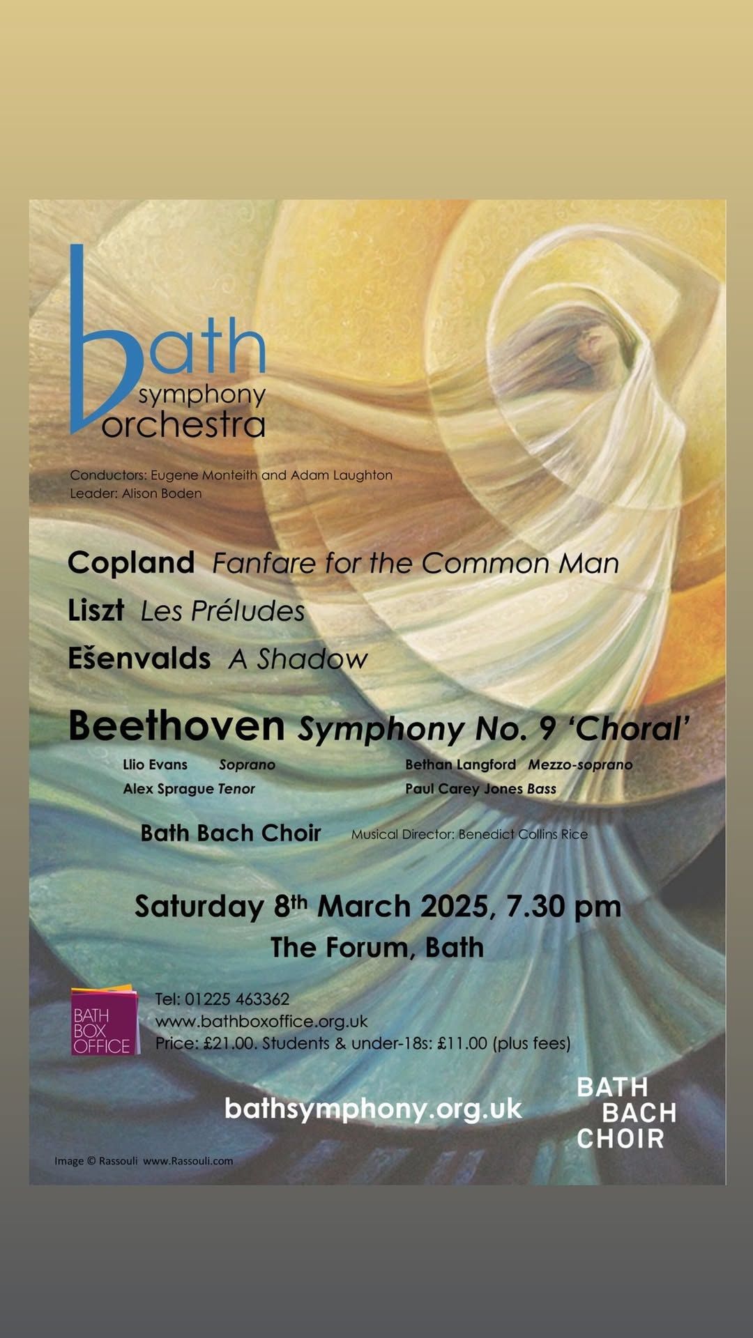 Bath Symphony Orchestra with Bath Bach Choir