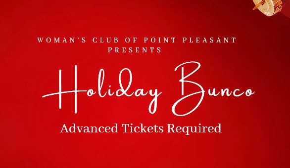 Holiday Bunco Party- Advanced Tickets Required