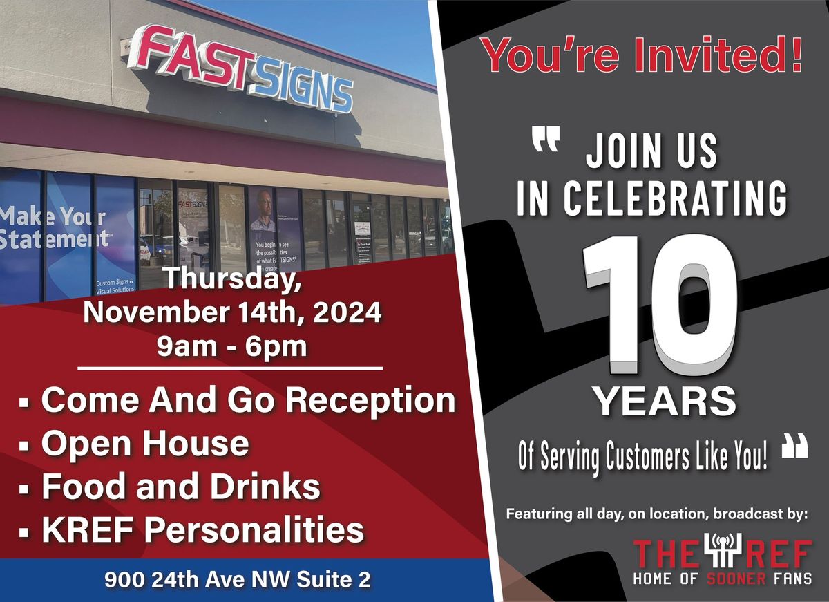 10 Year Anniversary Celebration