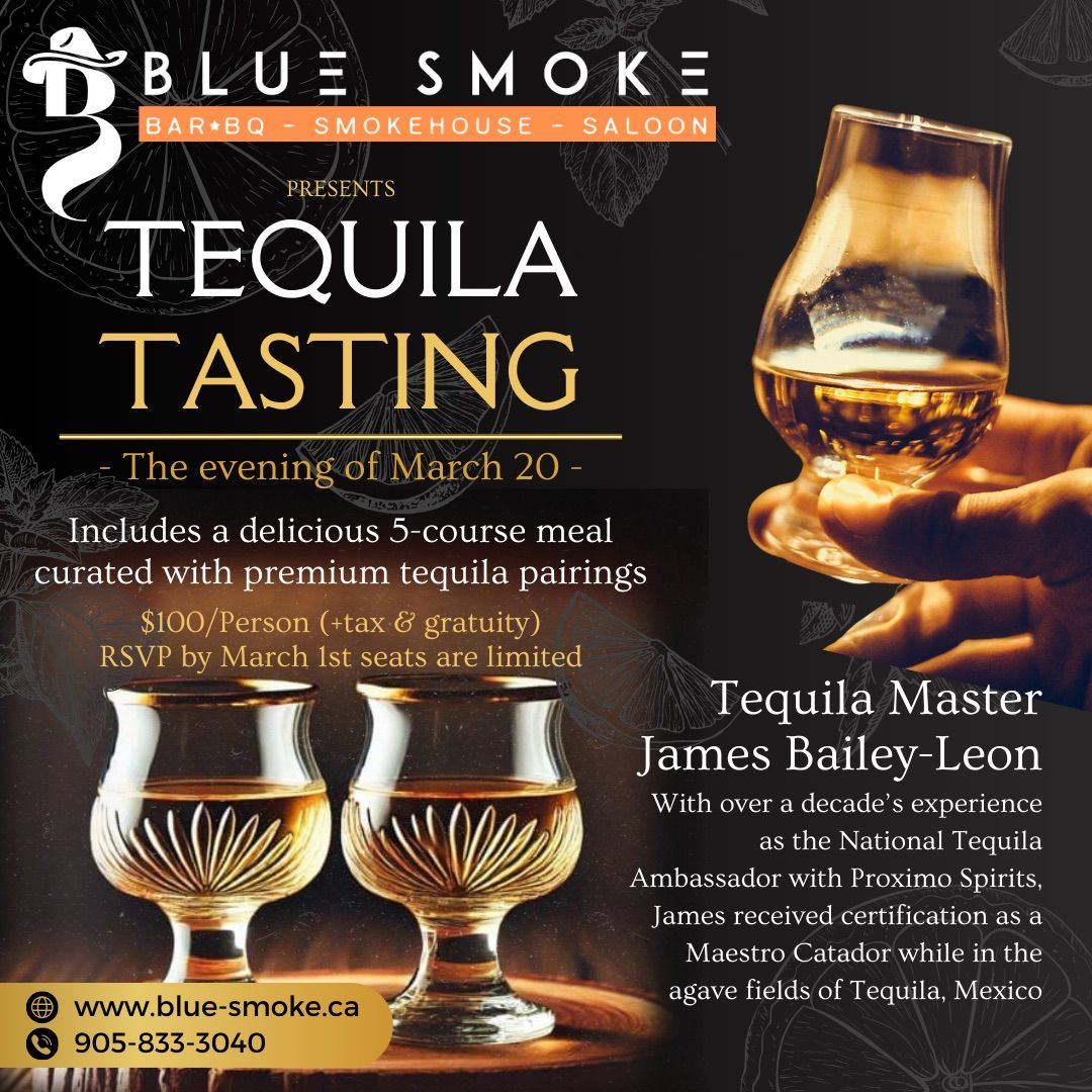 Tequila Tasting Experience at Blue Smoke