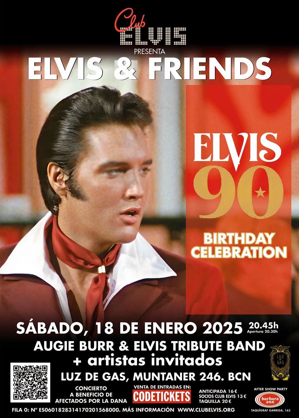 CLUB ELVIS PRESENTA: ELVIS & FRIENDS. ELVIS 90TH