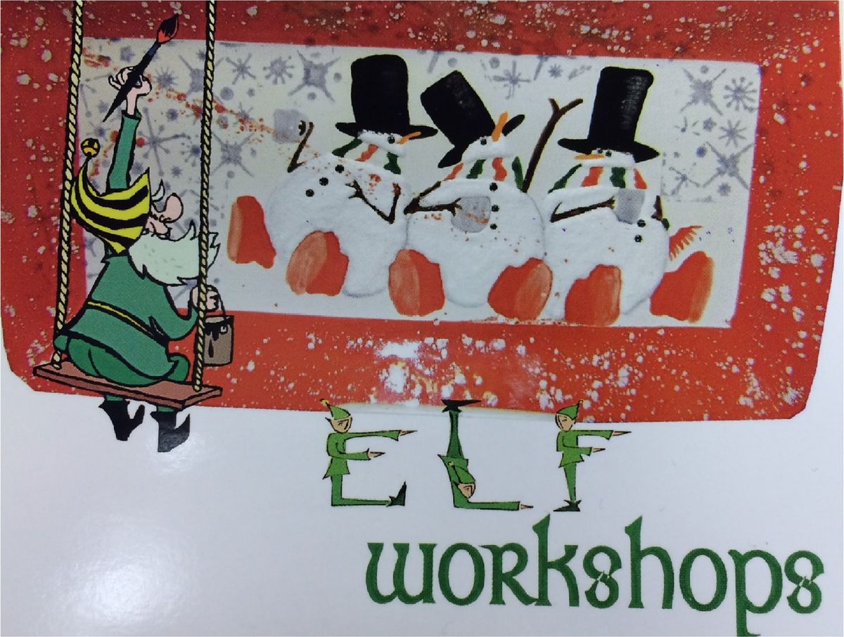 Elf Camp Workshop Canvas