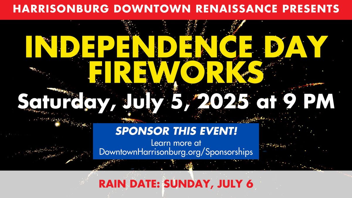 Harrisonburg's Independence Day Fireworks