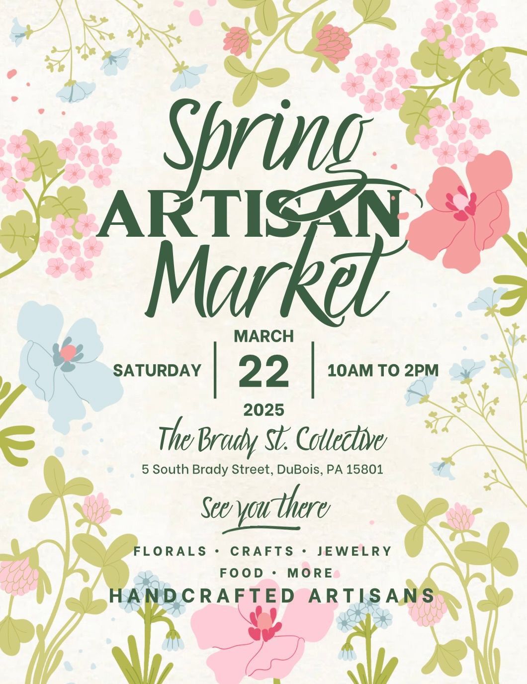 Handcrafted Spring Artisan Market 