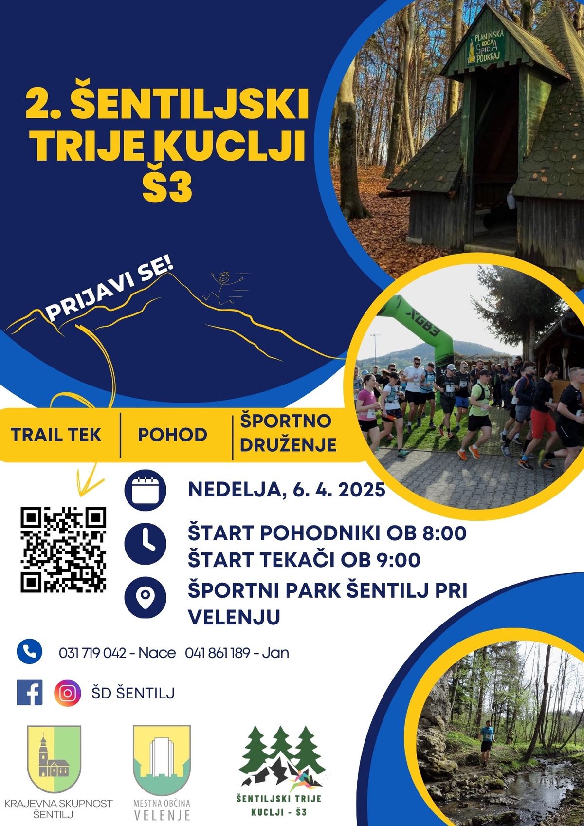 \u0160entiljski trije kuclji - \u01603, trail tek