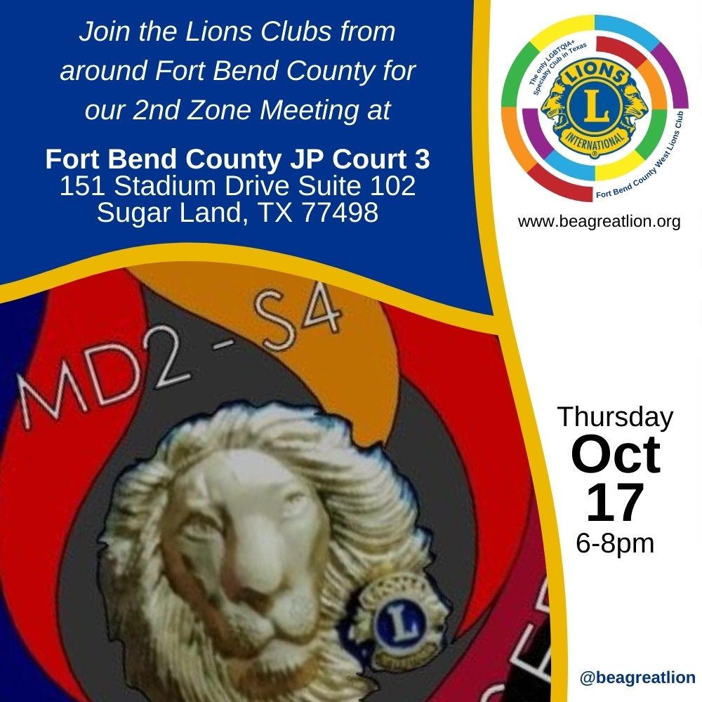 Fort Bend County Zone Meeting