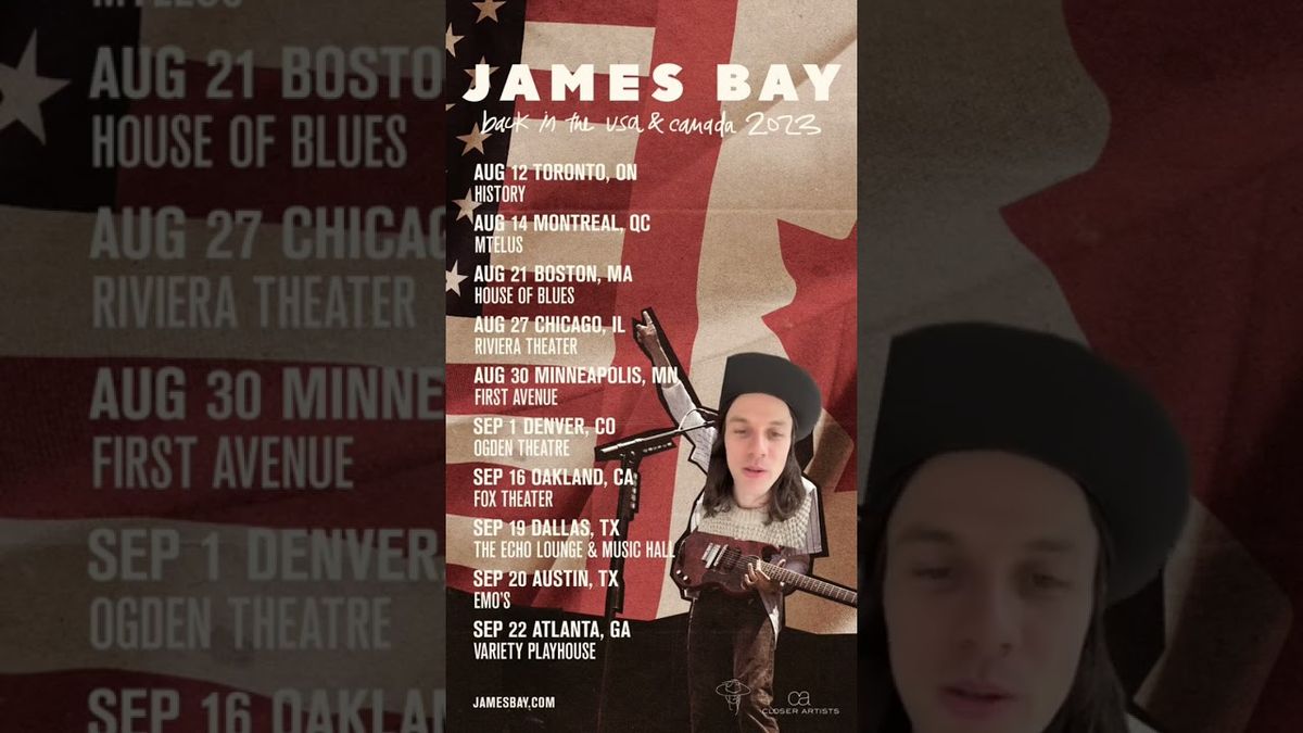 James Bay at Ogden Theatre