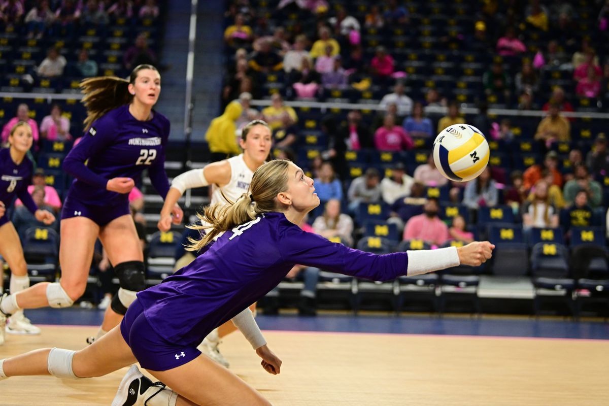 Northwestern Wildcats at Michigan Wolverines Womens Volleyball