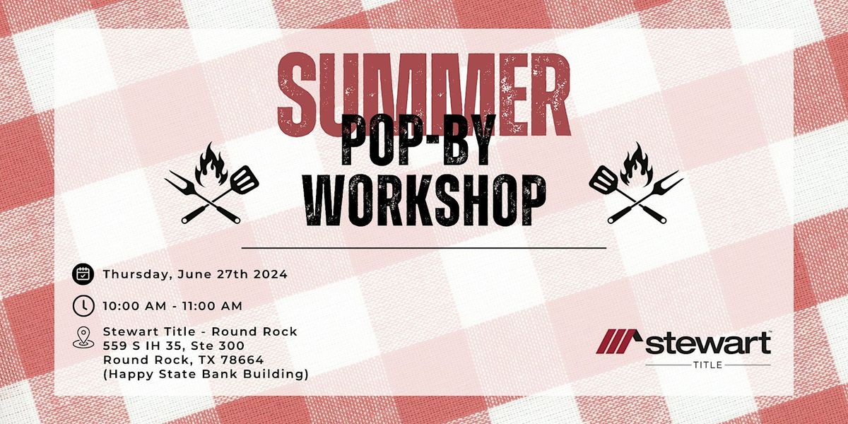 Stewart Title Pop-By Workshop  | June 27