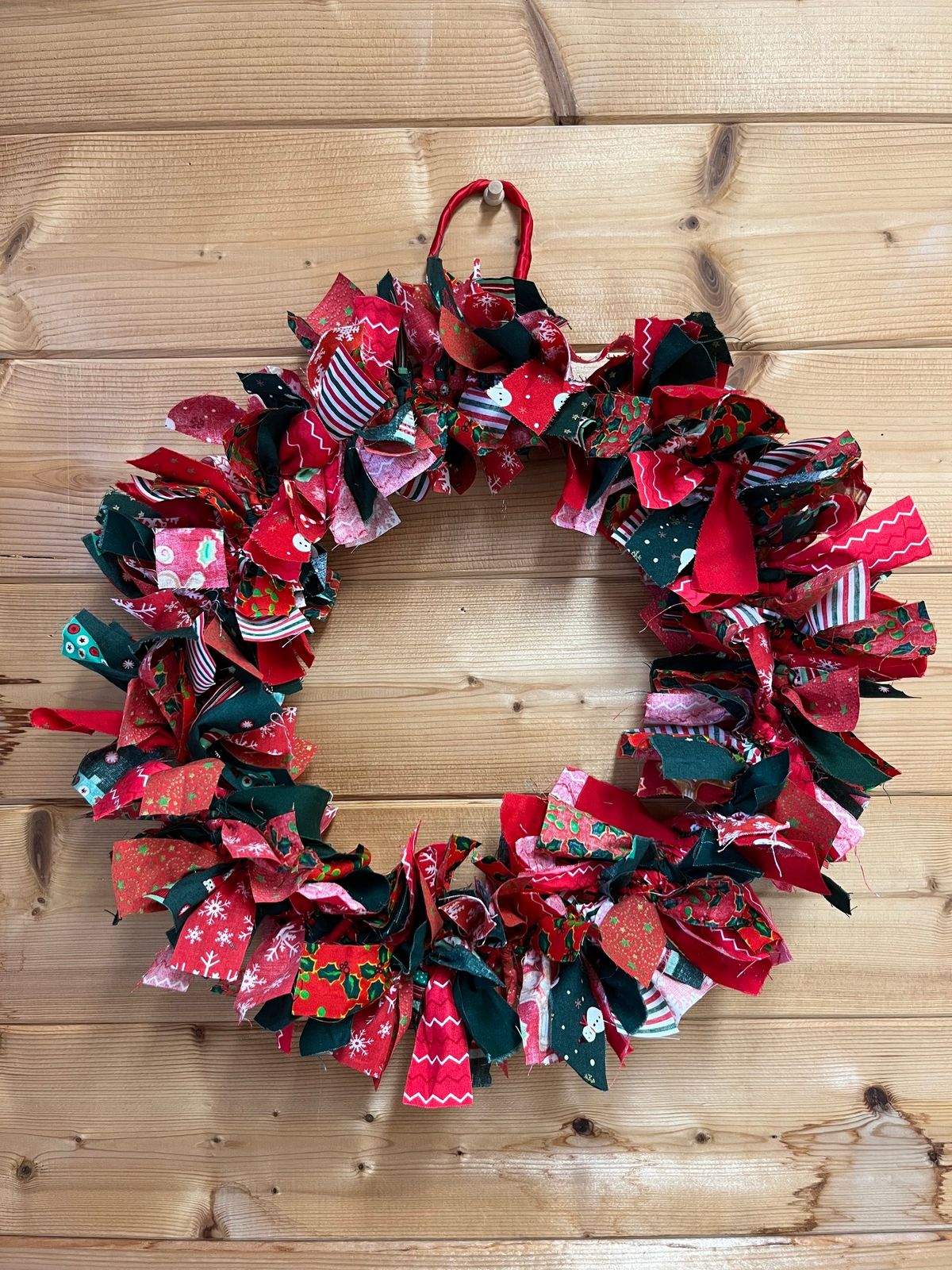 SOLD OUT - Festive rag wreath workshop