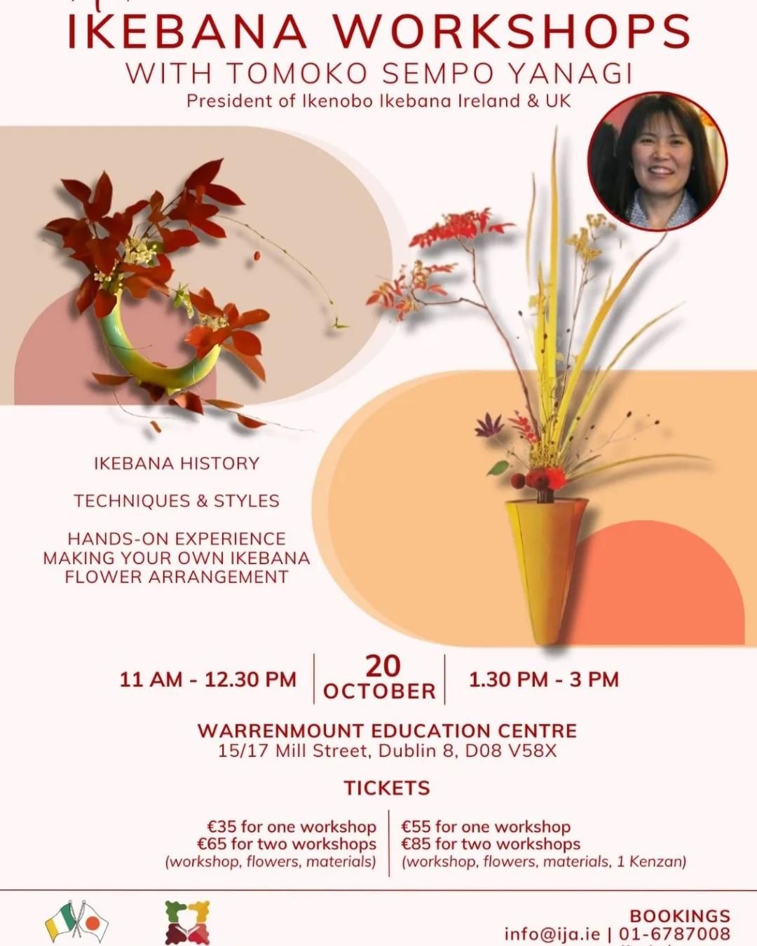 Ikebana workshop in Dublin 