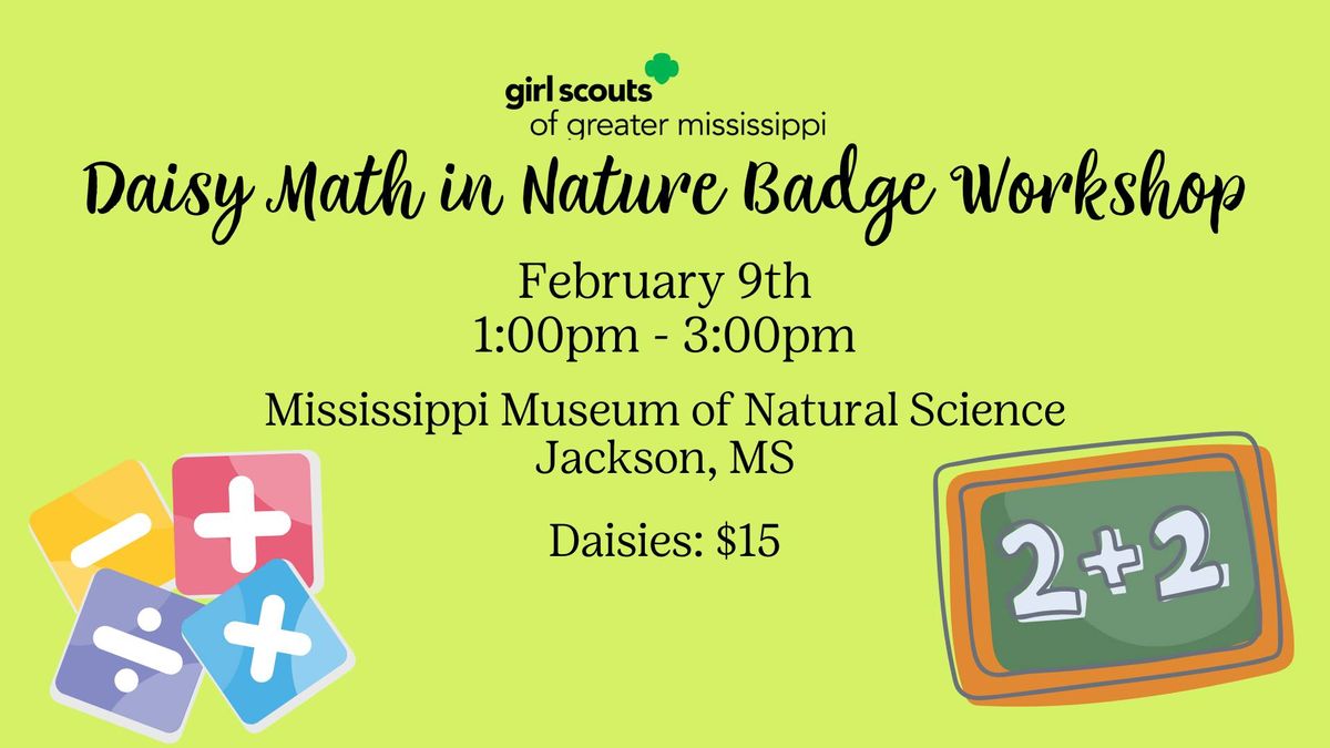 Daisy Math in Nature Badge Workshop