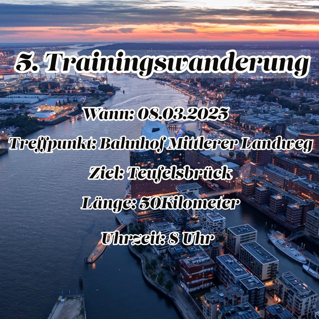 5. Trainingswanderung