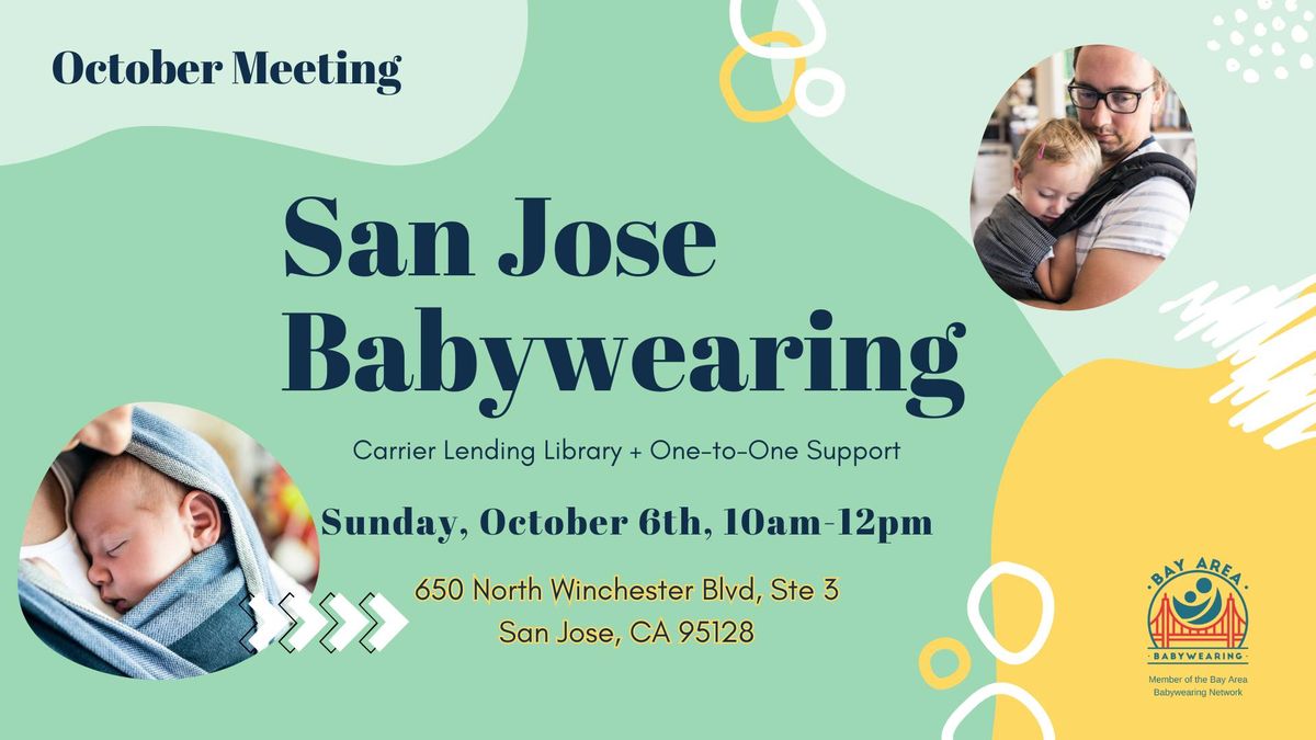 San Jose October Babywearing Meetup