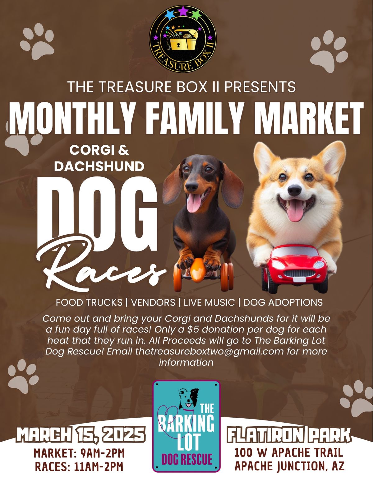 Monthly Family Marker with Corgi & Dachshund Races