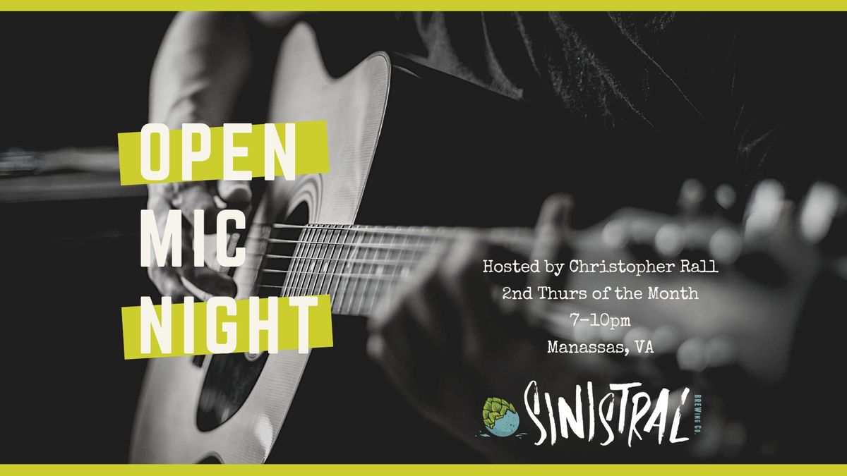 Open Mic Night at Sinistral (2nd Thursdays)