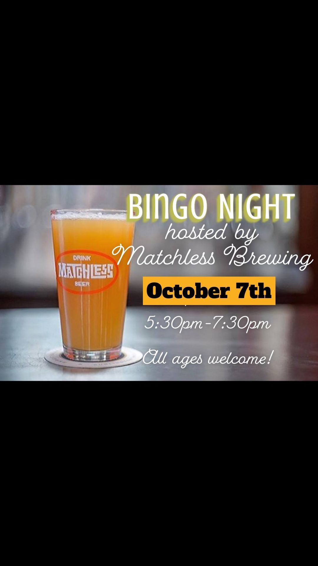 Bingo Night @ A Beer at a Time hosted by Matchless Brewing!!