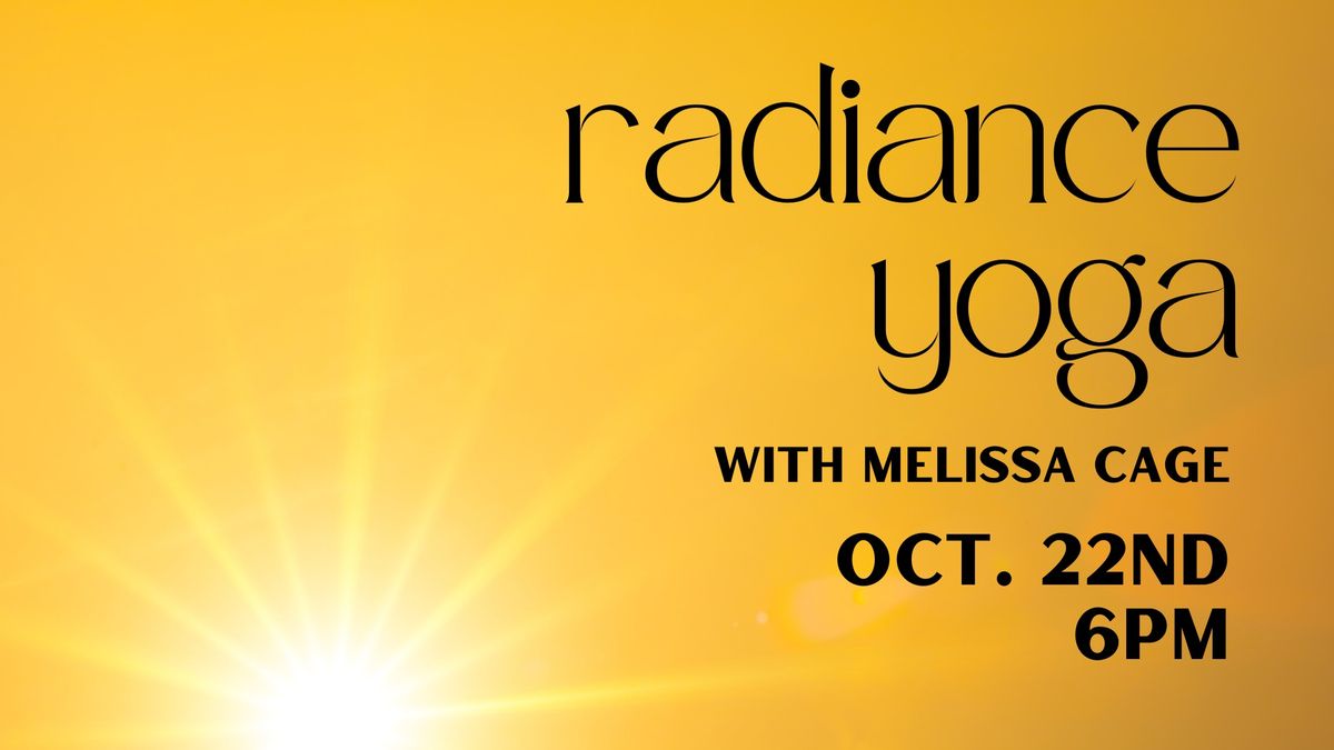 Peace & Paradise - Radiance Yoga w\/ Melissa Cage