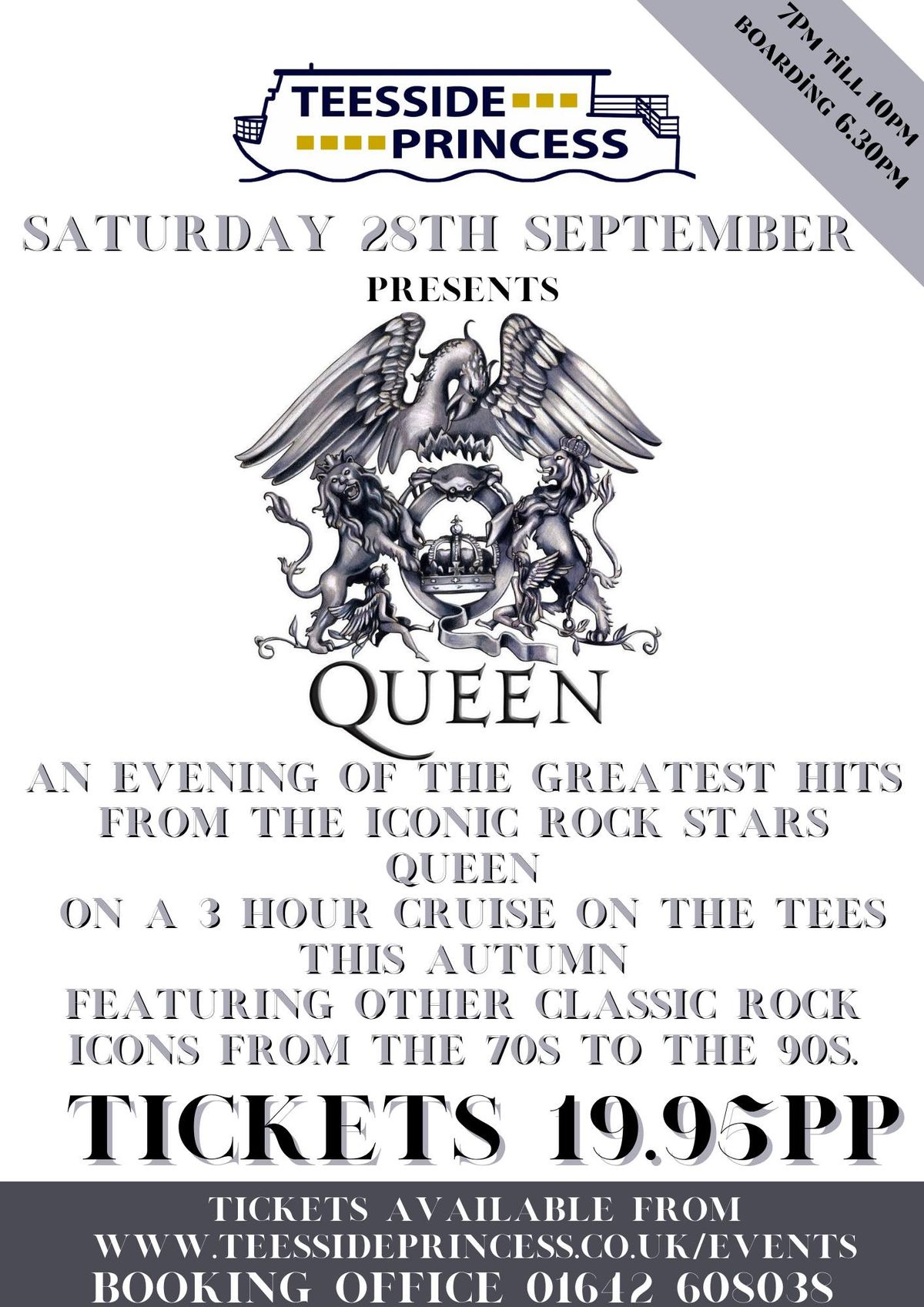 Queen-Rock The Boat Evening  ****50% sold****