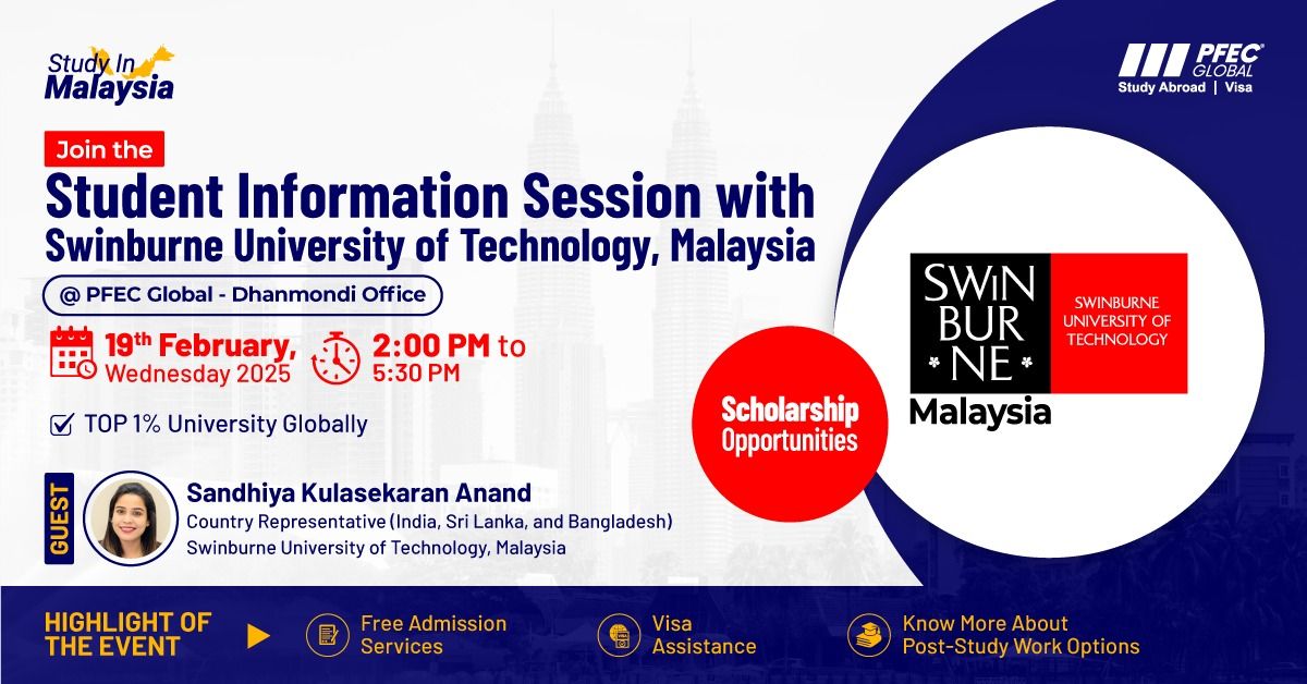 Student Information Session with Swinburne University of Technology, Malaysia