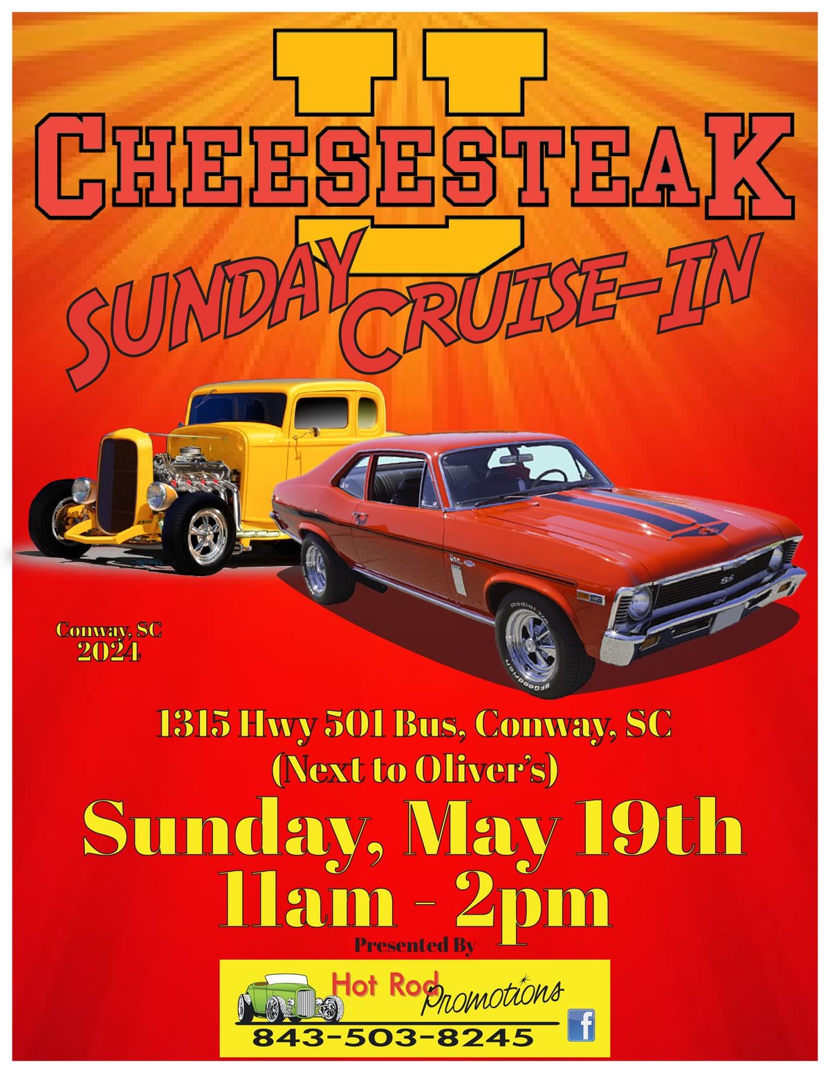 Cheesesteak U Sunday Cruise-In