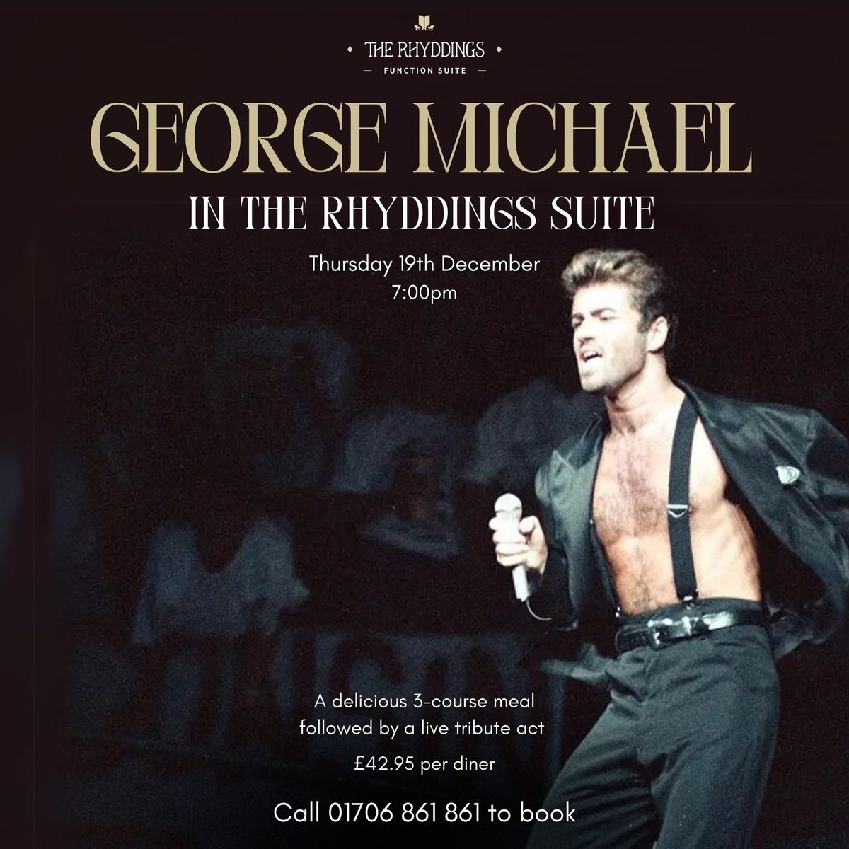 George Michael Tribute in the Rhyddings Suite