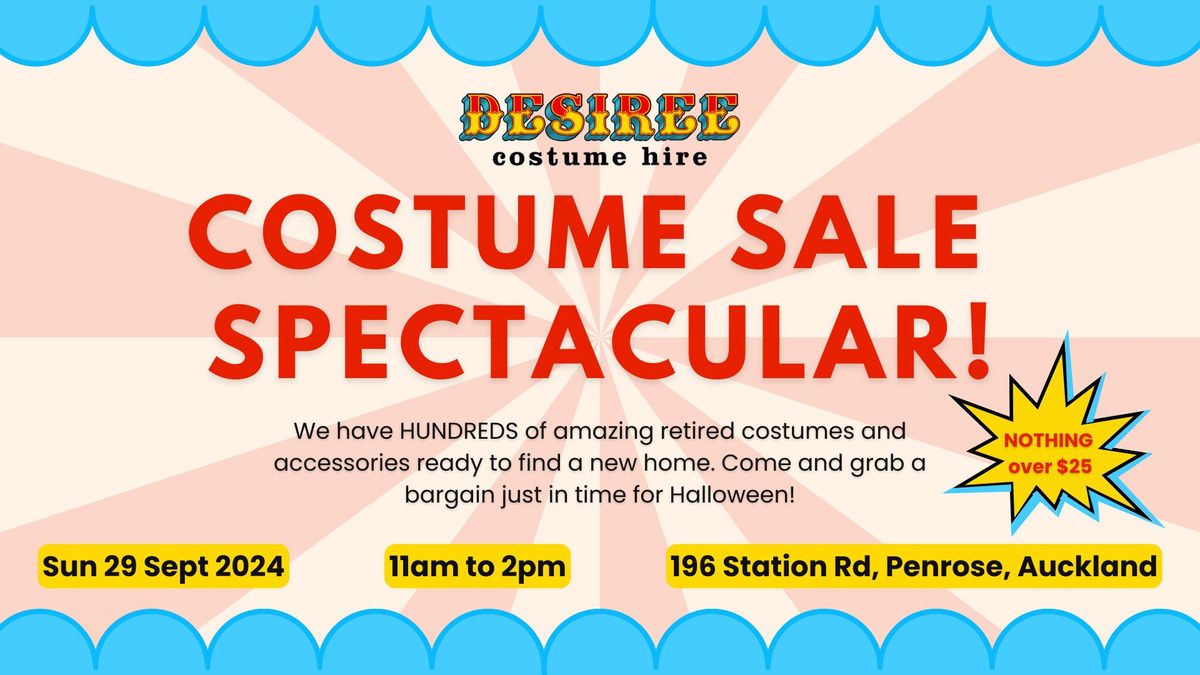 Costume Sale Spectacular!