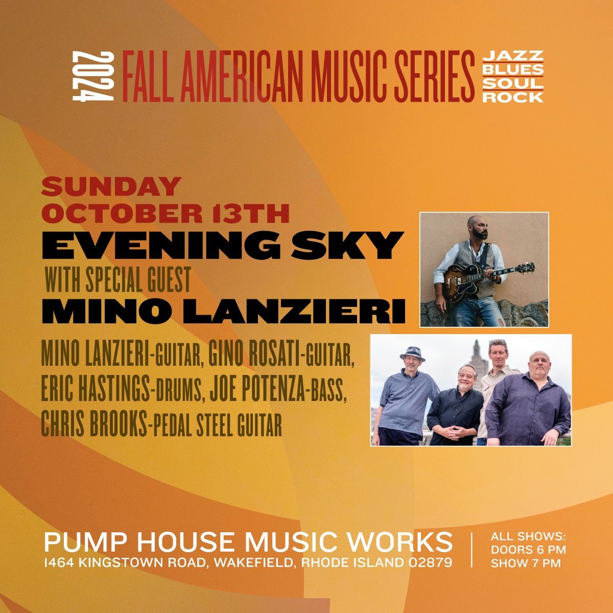 Evening Sky w\/Special Guest Mino Lanzieri