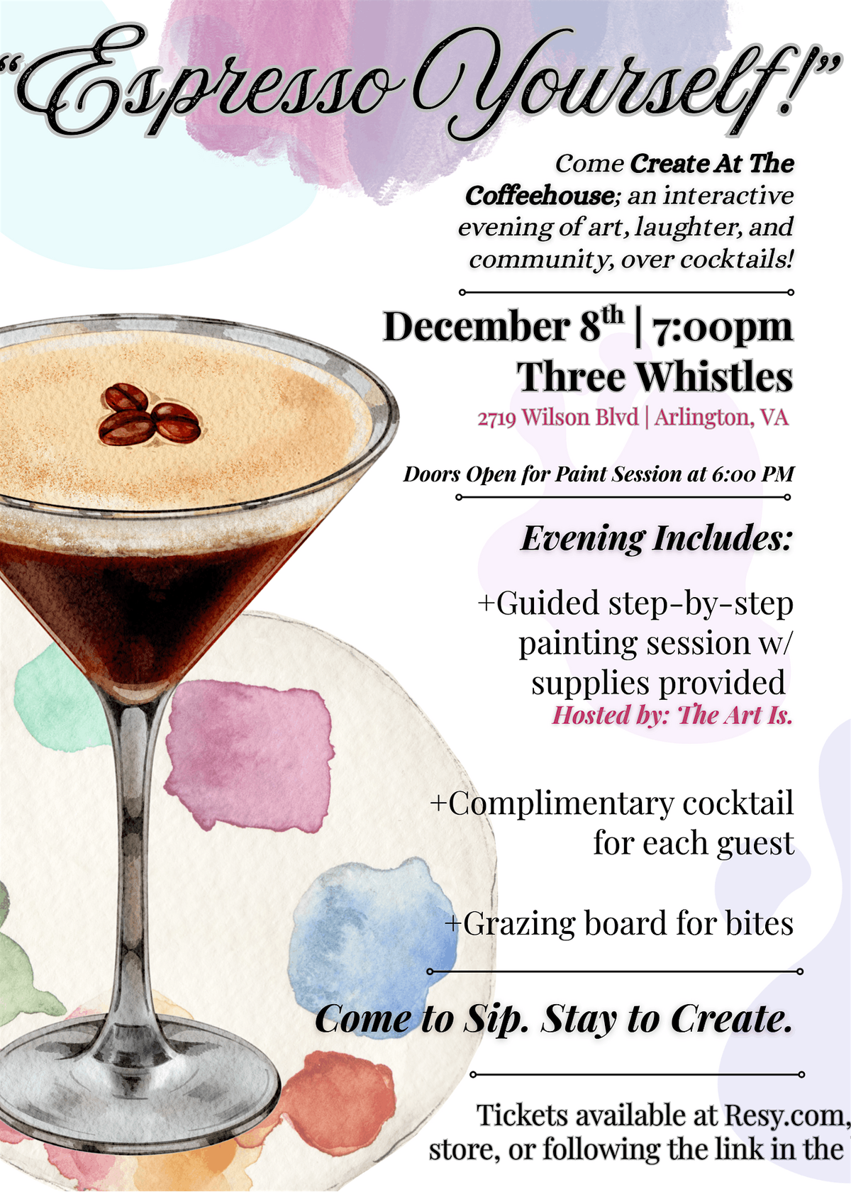 Espresso Yourself! A Paint+ Sip Experience